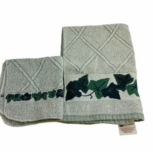 #4332 Santens VTG cotton hand and wash towels